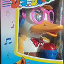 DJ DJ-Ente Retro Battery-Operated Duck Toy with Glasses for Kids 3-4