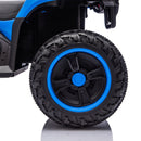 24V 160W Electric Off-Road ATV for Kids with Bluetooth and LED Lights - Blue