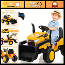 Kids' 12V Electric Excavator Ride-On Vehicle with Remote Control