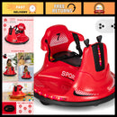 12V Red Kids Bumper Car with Dual Joystick Control and Remote