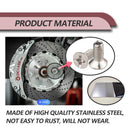 Pleoos Premium Stainless Steel Brake Disc Rotor Fasteners