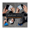 Road Reflectors Pack of 10 | 4 by 4 inch Street Pavement & Asphalt Stud Marke...