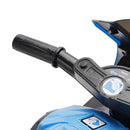 6V Blue Electric Ride-On Motorcycle for Kids with Remote Control and LED Lights