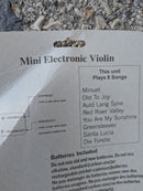 Mini Electronic Violin Keychain with 8 Songs for Ages 8 and Up