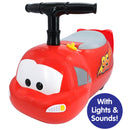 Kiddieland Zoom Ride-On with Lights & Sounds - Red Lightning McQueen