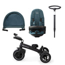Kinderkraft EASYTWIST 5-in-1 Tricycle with 360° Swivel Seat in Green