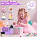 Mgaolo Enhanced Mini Karaoke Machine for Kids, Portable Bluetooth in Purple