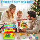 Dual-Function Glow-In-The-Dark Ball and Race Car Ramp Toy for Toddlers