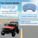 12V Electric Ride-On Car for Kids with Remote Control, Swing Feature, Music, and Safety Seat Belt