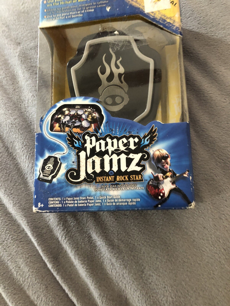 Wow Wee Paper Jamz Drum with Pedal Instant Rock Star Toy New in Box