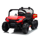 24V 4WD Off-Road Kids Dump Truck with Parental Remote Control and 3 Speed Settings