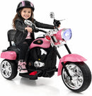 Pink Harley Davidson Battery-Powered Electric Motorcycle for Kids
