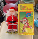 Jolly Skating Santa Battery-Powered Christmas Toy 1987