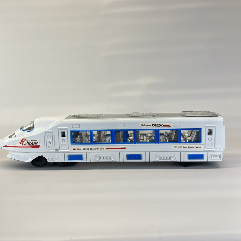 Bump & Go Electric Train Toy with Lights and Music