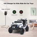 12V Power Adapter for Children’s Ride-On Vehicles - Ideal for SUVs & Jeeps