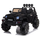 12V Electric Ride-On Pickup Truck for Kids with 3 Speeds and Remote Control, Black
