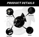 Dual High-Volume 12V Waterproof Snail Electric Car Horn Set, 300DB