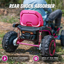 Electric Pink Ride-On Car for Kids Aged 6 and Up with 36V Power and EVA Tires