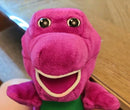 BARNEY!!  "MAGICAL FRIENDS" 2001 Belly Lights While Singing *tested" Plush  14in