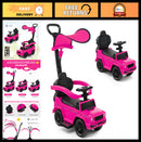 Toddler Ride-On Car with Removable Canopy, Anti-Tipping Features, and Engine Sounds