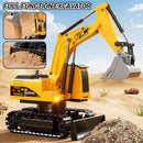 RC Excavator Toy for Boys Ages 6-12, 11CH 2.4GHz Sand Digger