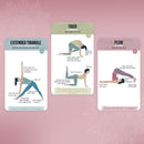 Merka Yoga Flashcards Set - 50 Durable Cards for Women’s Yoga Inspiration