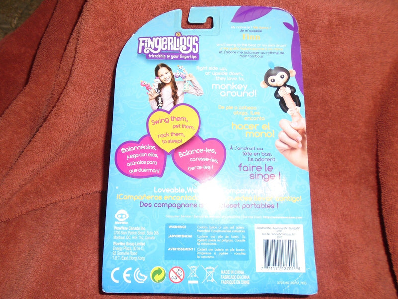 Interactive Fingerlings Baby Monkey Toy with Responsive Movements