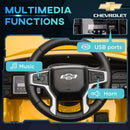 Kids Electric Yellow Chevy TAHOE SUV Ride-On Car with Remote Control