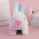 Interactive Electric Rabbit Toy with Sounds and Walking Features for Babies