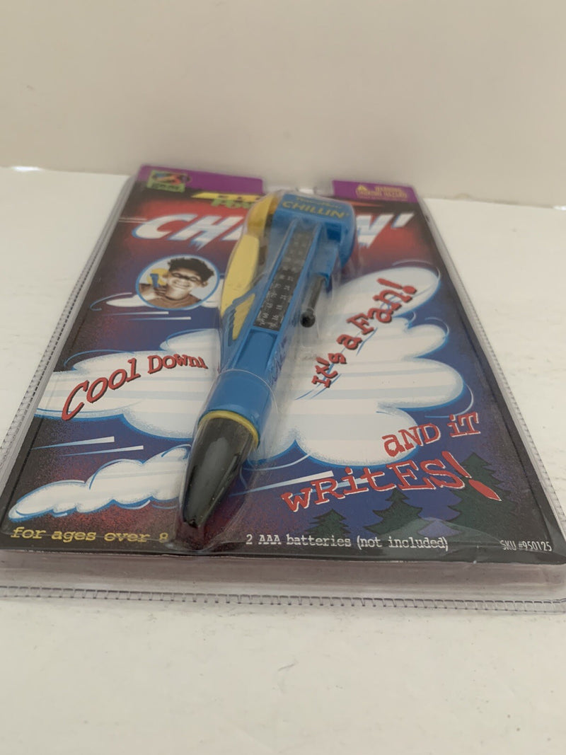 Vintage 1997 Blue Electric Powerpenz Gear Chillin Toy Rare Edition