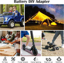 Milwaukee M18 Battery Adapter for 18V Power Wheel Conversion with 30A Fuse Switch