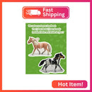 DuDuMo Horse Stable Adventure Set with 3 Horses for Kids