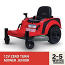 Kid Trax 12V Zero Turn Lawn Mower Junior Ride-On Toy for Kids