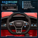 12V Electric Audi RS e-tron GT Ride-On Car for Children - Red