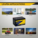 High-Performance 24V 9Ah Lithium LiFePO4 Deep Cycle Battery with 30A BMS | Over 3000 Charge Cycles
