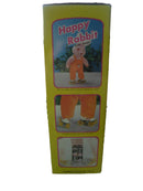 Vintage Pink Rabbit Roller Skates Toy for Easter Fun