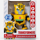 Transformers Bumblebee Dance Toy with LED Lights & Sound, Requires 3x AA Batteries, Suitable for Ages 6+