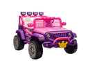Disney Princess Pink 12V Remote Control SUV for Kids - 2-Seater Ride-On