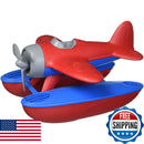Eco-Friendly Seaplane Toy in Red and Blue