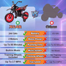 24V Electric Ride-On Motorcycle for Kids