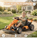 McLaren LN4 Electric Go Kart in Orange and Black with Dual 200W Motors