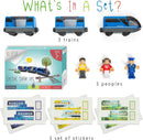 Kipipol Electric Action Train Set for Wooden Railways