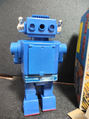 Vintage Horikawa Battery-Operated Drill Robot from the 1970s in Original Box