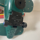 Vintage Battery-Operated Toy Airplane with Wing Walking Clown Figure