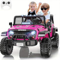 24V Electric Ride-On Truck for Kids - Battery-Powered 2-Seater with Remote Control