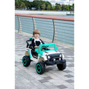 Electric 2-Seater Ride-On Truck with Parental Remote Control for Kids