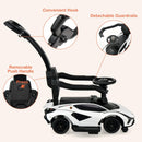 OLAKIDS 3-in-1 Lamborghini SIAN Ride-On Push Car - White