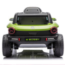 12V Official Volkswagen Beetle Electric Ride-On Car for Kids - Green, Speeds 1.5-2.5MPH