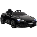 12V Black Audi RS e-tron GT Kids Electric Ride-On Car with Remote Control and Suspension
