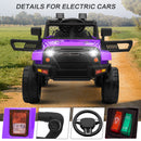 12V Kids Ride-On Truck with Remote Control, Power Wheels, and LED Lights